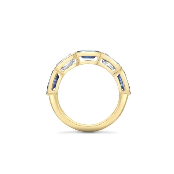 Boodles Classic Ashoka Sapphire Diamond Yellow Gold Ring | Fine Rings | Coveti