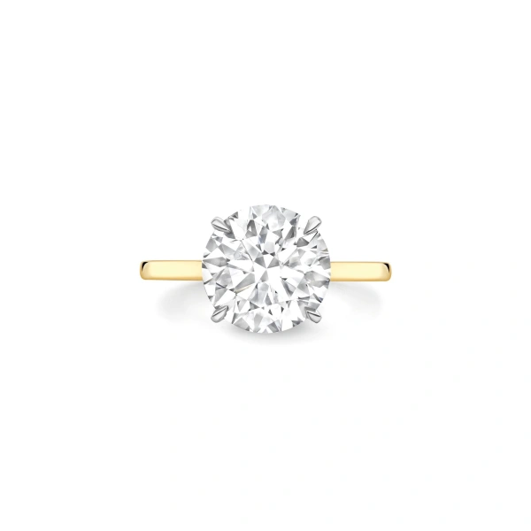 Boodles Classic Brilliant Diamond Yellow Gold Engagement Ring | Fine Rings | Coveti