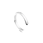 Boodles Classic Court Shaped Platinum Wedding Band | Fine Rings | Coveti
