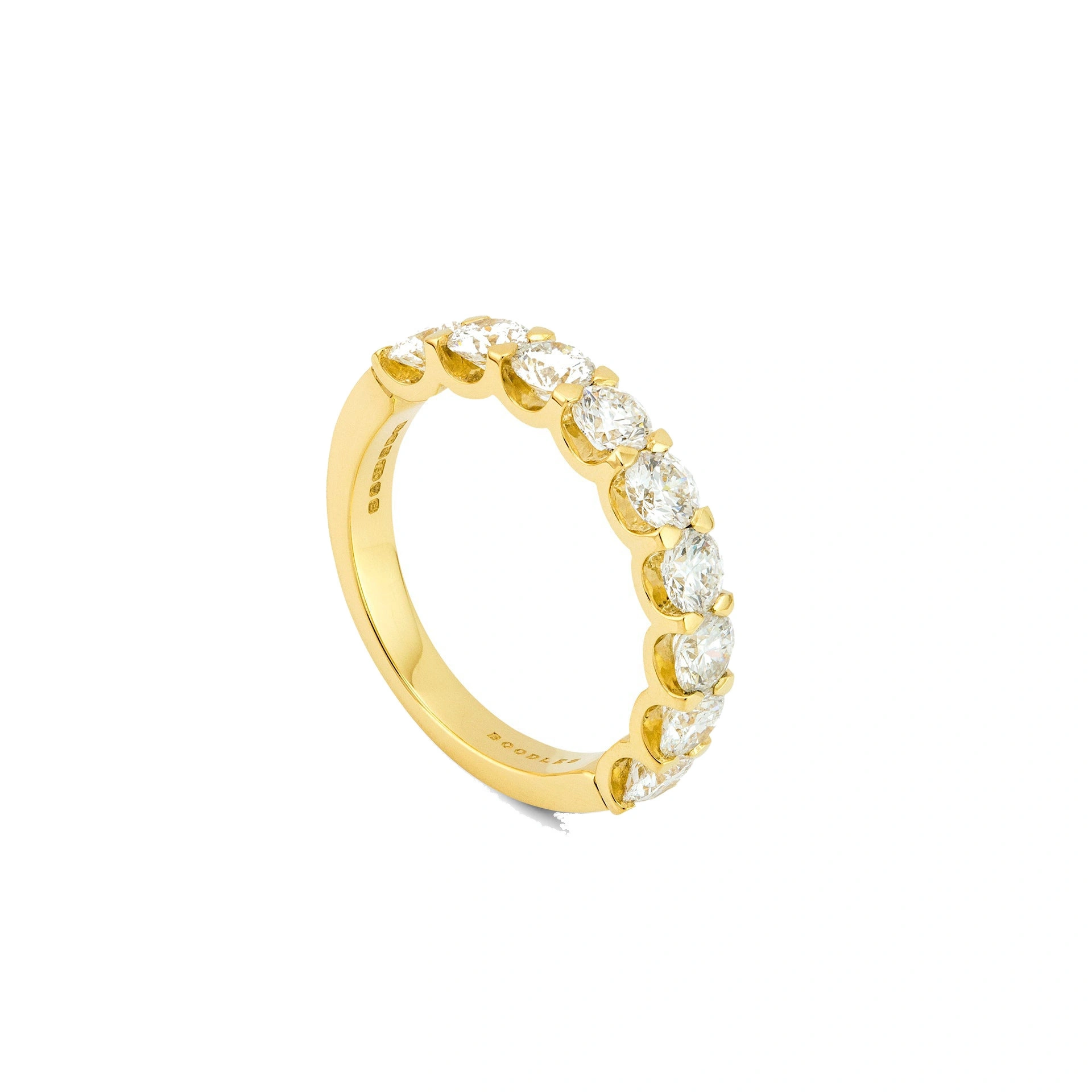 Boodles Classic Evermore Diamond Half Hoop Yellow Gold Eternity Ring 1.8 Carats Boodles Classic Evermore Diamond Half Hoop Yellow Gold Eternity Ring 1.8 Carats | Fine Rings | Coveti