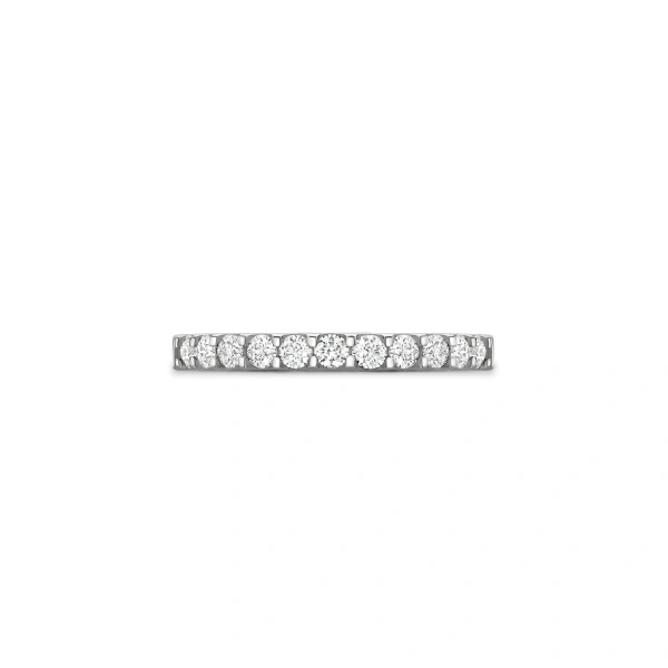 Boodles Classic Evermore Half Hoop Platinum Eternity Ring 0.33 Carat | Fine Rings | Coveti