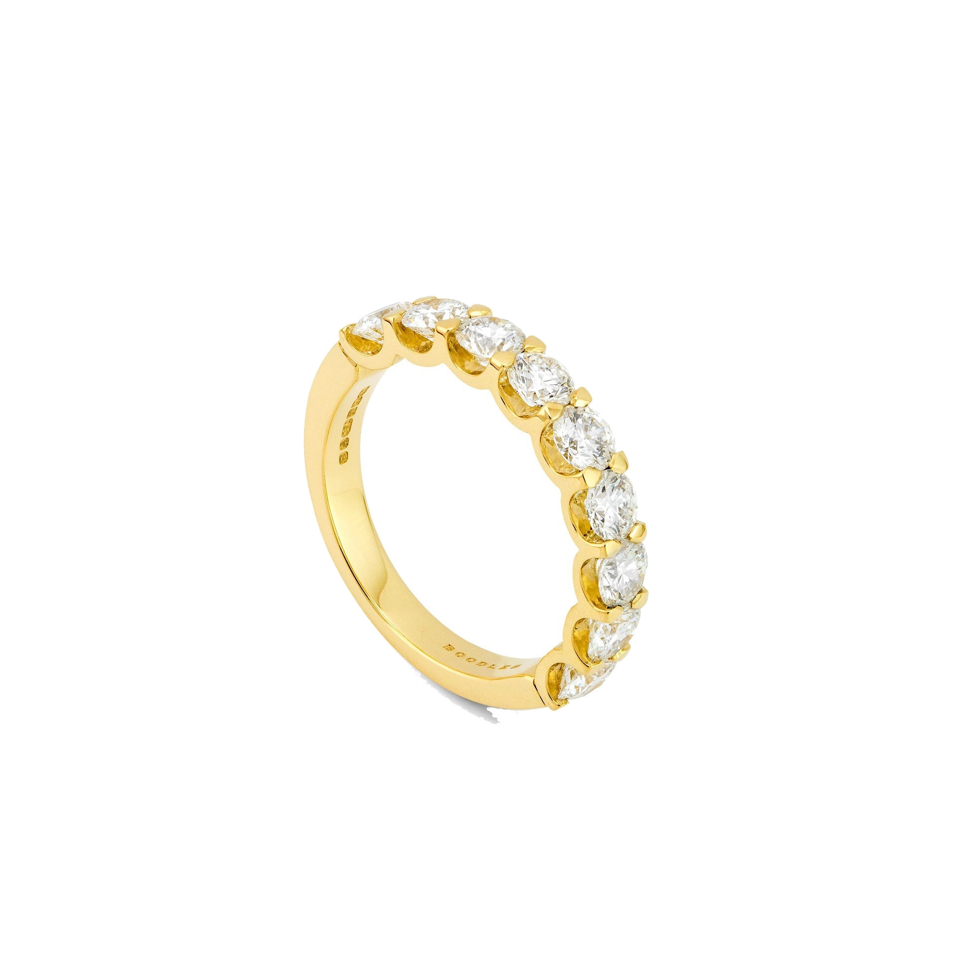 Boodles Classic Evermore Half Hoop Yellow Gold Eternity Ring 1 Carat Boodles Classic Evermore Half Hoop Yellow Gold Eternity Ring 1 Carat | Fine Rings | Coveti
