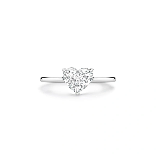 Boodles Classic Heart Diamond Platinum Ring | Fine Rings | Coveti