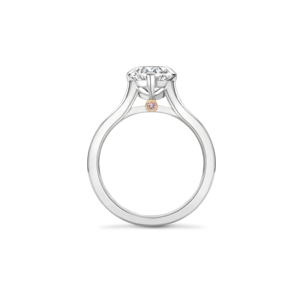Boodles Classic Heart Diamond Platinum Ring | Fine Rings | Coveti