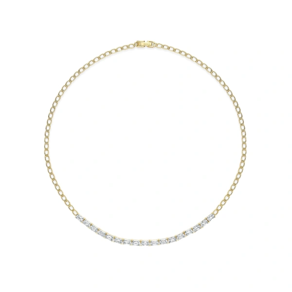 Boodles Classic Joni Ashoka Diamond Yellow Gold Necklace | Fine Necklaces | Coveti