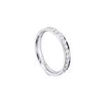 Boodles Classic Large Platinum Diamond Wedding Ring | Fine Rings | Coveti