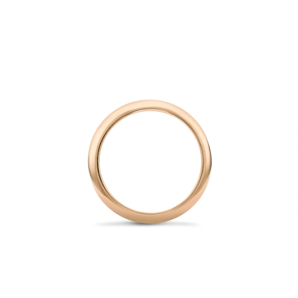 Boodles Classic Large Rose Gold Diamond Wedding Ring | Fine Rings | Coveti
