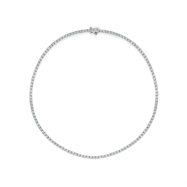 Boodles Classic Line Diamond Platinum Necklace | Fine Necklaces | Coveti