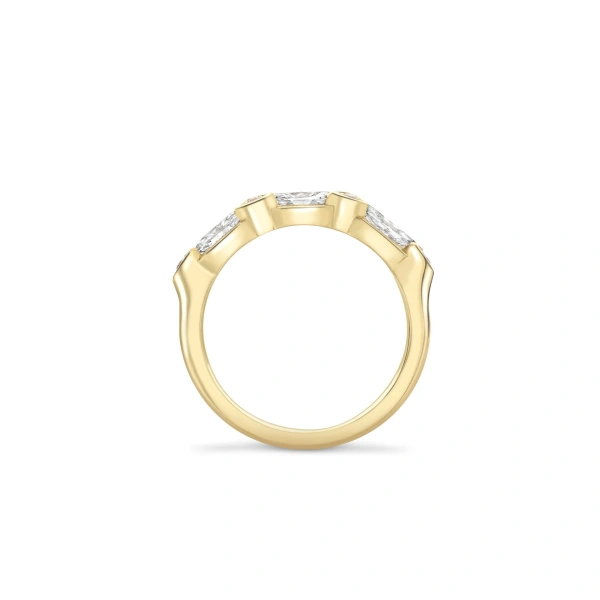 Boodles Classic Marquise and Pink Diamond Yellow Gold Eternity Ring | Fine Rings | Coveti