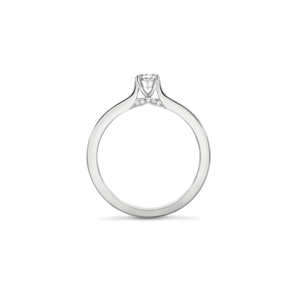 Boodles Classic Oval Cut Diamond Platinum Engagement Ring | Fine Rings | Coveti