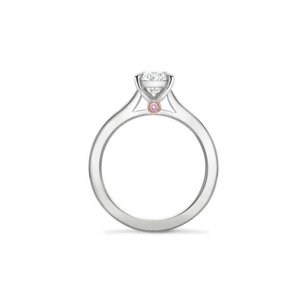 Boodles Classic Oval Platinum Diamond Engagement Ring | Fine Rings | Coveti