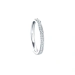 Boodles Classic Platinum Diamond Wedding Ring | Fine Rings | Coveti