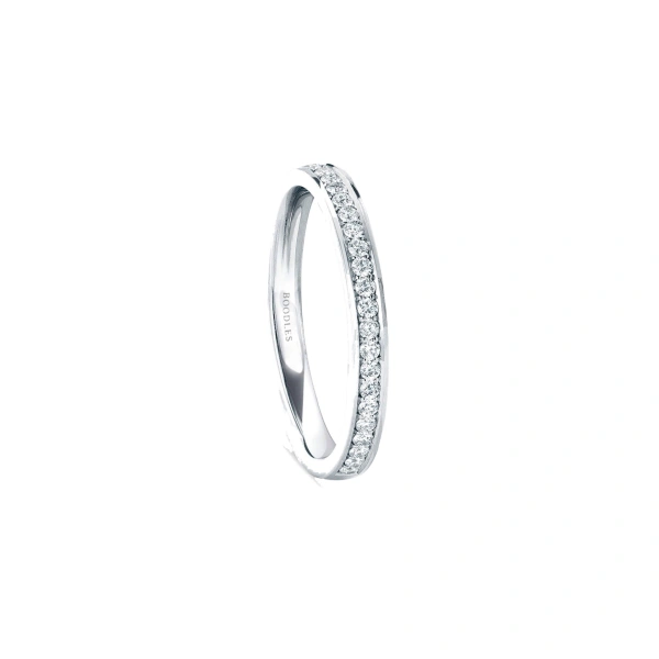 Boodles Classic Platinum Diamond Wedding Ring | Fine Rings | Coveti