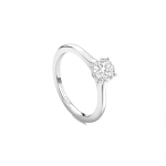 Boodles Classic Platinum Diavik Diamond Engagement Ring | Fine Rings | Coveti