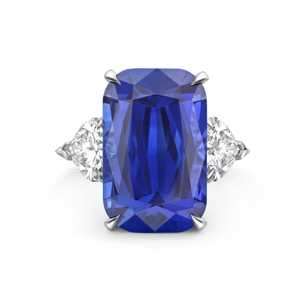 Boodles Classic Sapphire Ashoka Platinum Ring | Fine Rings | Coveti