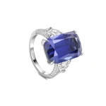 Boodles Classic Sapphire Ashoka Platinum Ring | Fine Rings | Coveti
