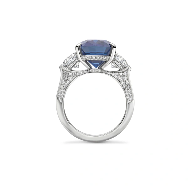 Boodles Classic Sapphire Ashoka Platinum Ring | Fine Rings | Coveti