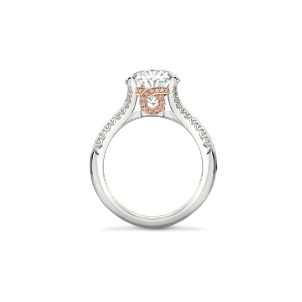 Boodles Classic Split Shoulder Platinum Diamond Ring | Fine Rings | Coveti
