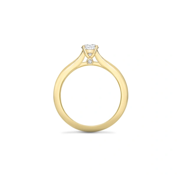 Boodles Classic Yellow Gold Diamond Engagement Ring | Fine Rings | Coveti