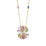Boodles Disco Zebra Pendant | Fine Necklaces | Coveti