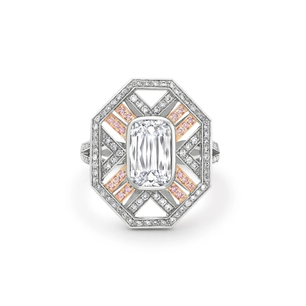 Boodles Fifth Avenue Ashoka Diamond Platinum Ring | Fine Rings | Coveti
