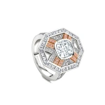 Boodles Fifth Avenue Cushion Blue Diamond Platinum Ring | Fine Rings | Coveti