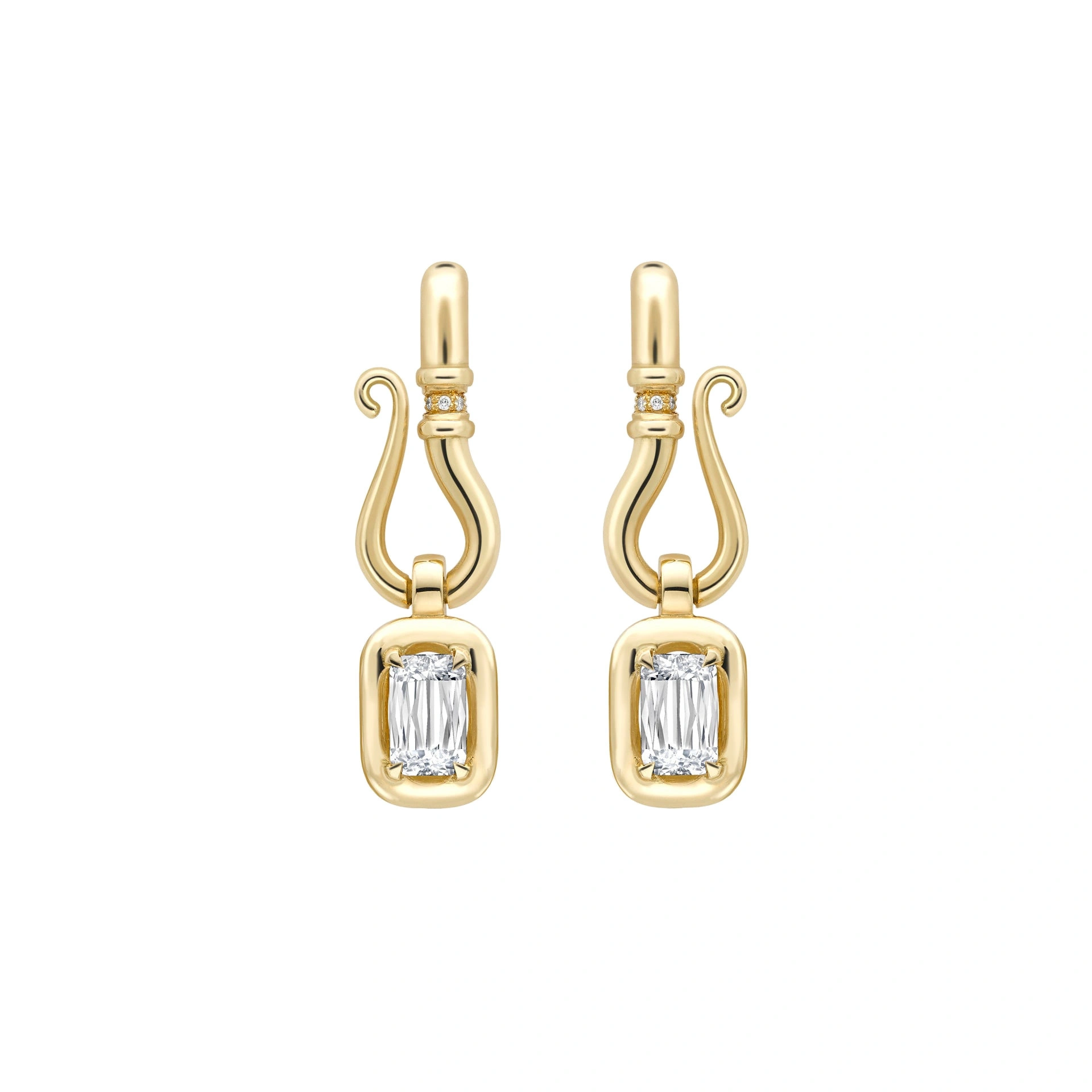 Boodles Florentine Ashoka Yellow Gold Diamond Earrings Boodles Florentine Ashoka Yellow Gold Diamond Earrings | Fine Earrings | Coveti