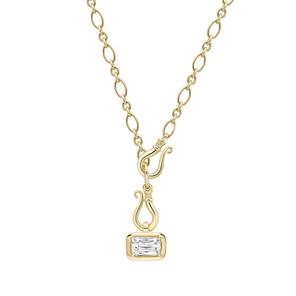 Boodles Florentine Ashoka Yellow Gold Diamond Pendant | Fine Necklaces | Coveti