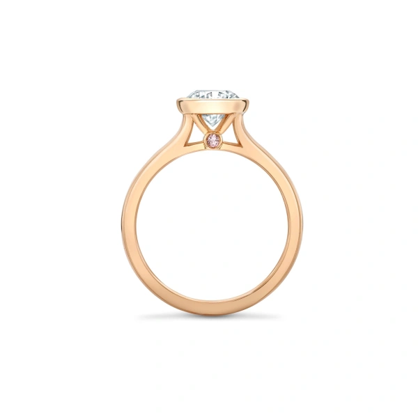 Boodles Florentine Diamond Rose Gold Engagement Ring | Fine Rings | Coveti