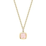 Boodles Florentine Dolce Vita Cushion Yellow Gold Pendant | Fine Necklaces | Coveti