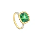 Boodles Florentine Dolce Vita Green Tourmaline Yellow Gold Ring | Fine Rings | Coveti
