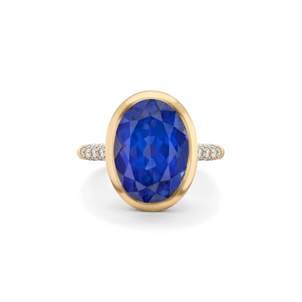 Boodles Florentine Dolce Vita Oval Tanzanite Ring | Fine Rings | Coveti