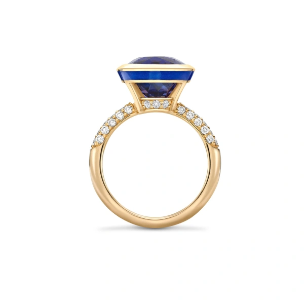 Boodles Florentine Dolce Vita Oval Tanzanite Ring | Fine Rings | Coveti