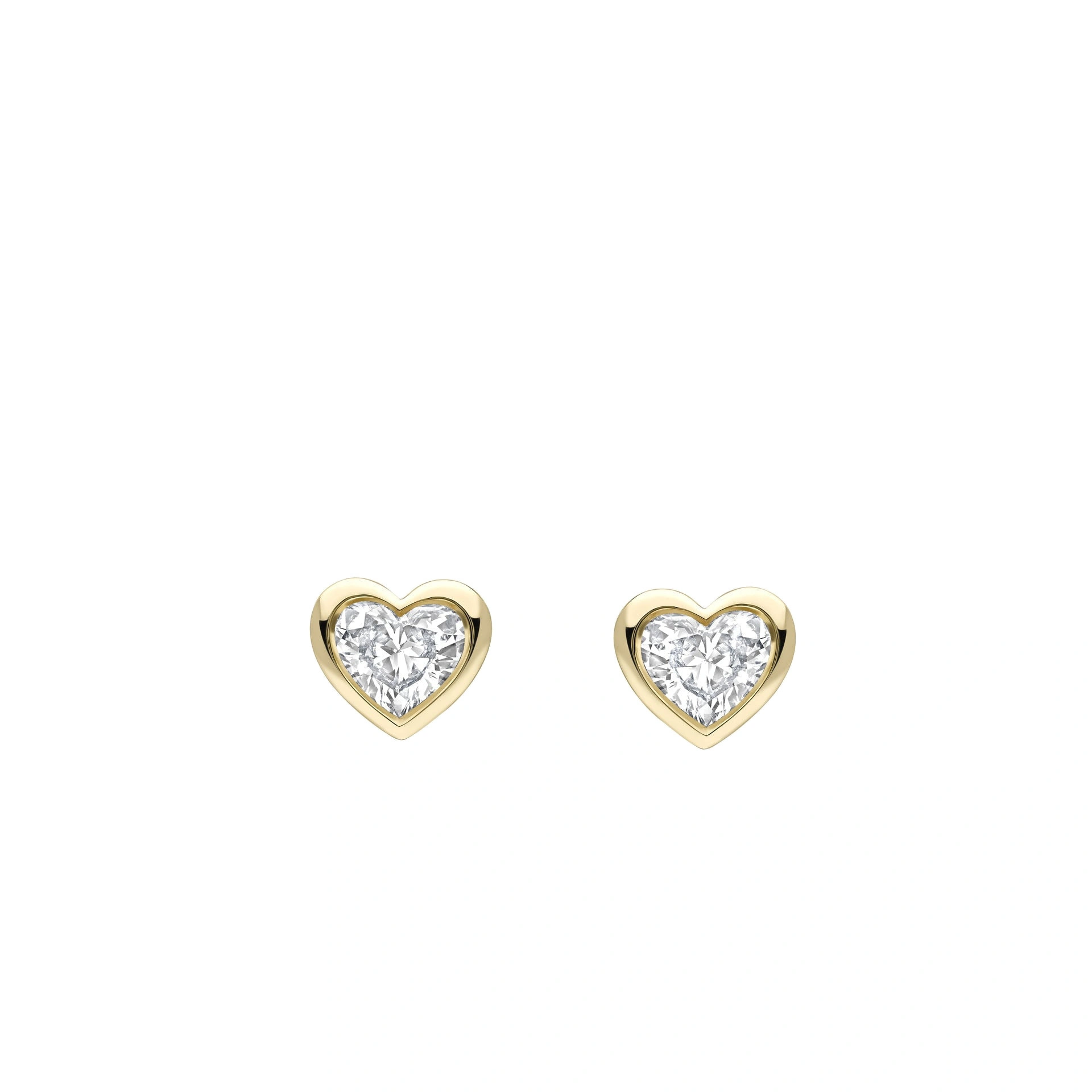 Boodles Florentine Heart Diamond Yellow Gold Earrings Boodles Florentine Heart Diamond Yellow Gold Earrings | Fine Earrings | Coveti