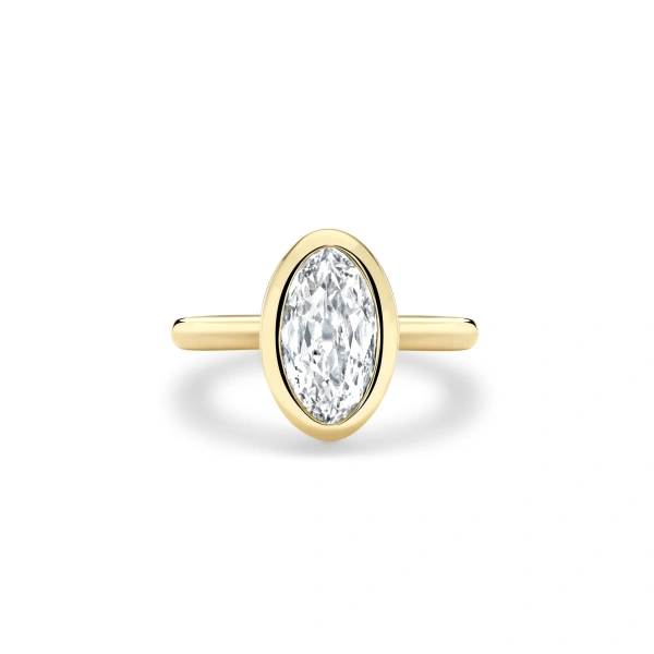 Boodles Florentine Marquise Yellow Gold Diamond Ring | Fine Rings | Coveti