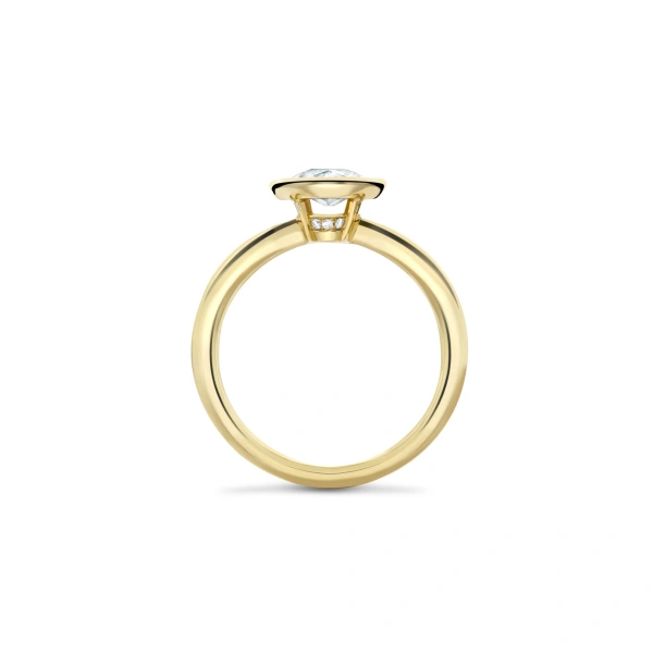 Boodles Florentine Marquise Yellow Gold Diamond Ring | Fine Rings | Coveti