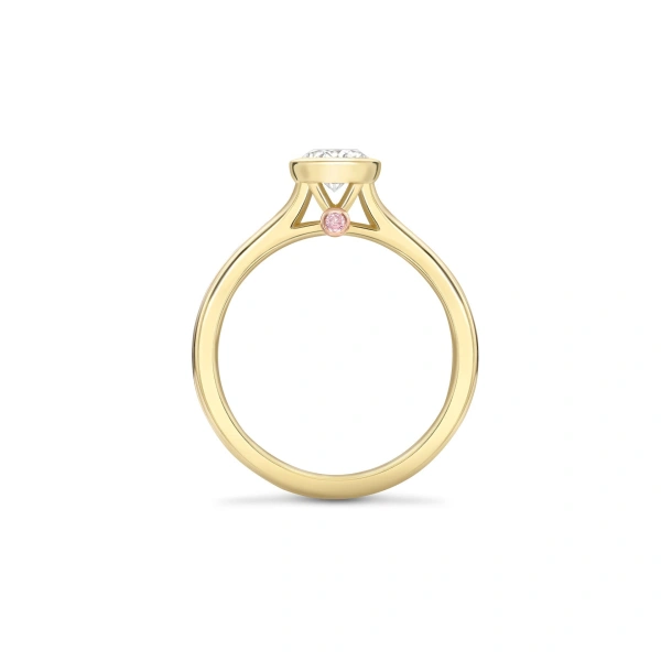 Boodles Florentine Oval Diamond Yellow Gold Engagement Ring | Fine Rings | Coveti