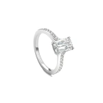 Boodles Harmony Ashoka Cut Platinum Diamond Band Engagement Ring | Fine Rings | Coveti