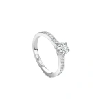 Boodles Harmony Round Brilliant Platinum Diamond Ring 0.5 carat | Fine Rings | Coveti