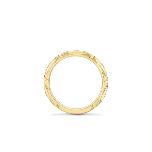 Boodles Jazz Large Yellow Gold Diamond Ring | Fine Rings | Coveti