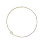 Boodles Knot Diamond Yellow Gold Necklace | Fine Necklaces | Coveti