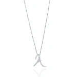 Boodles Love Letter Diamond White Gold Initial Pendant | Fine Necklaces | Coveti