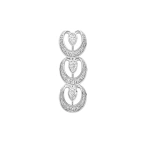 Boodles Lucky Platinum Diamond Horseshoe Stock Pin | Fine Brooches | Coveti