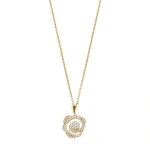 Boodles Maymay Rose Diamond Yellow Gold Pendant | Fine Necklaces | Coveti
