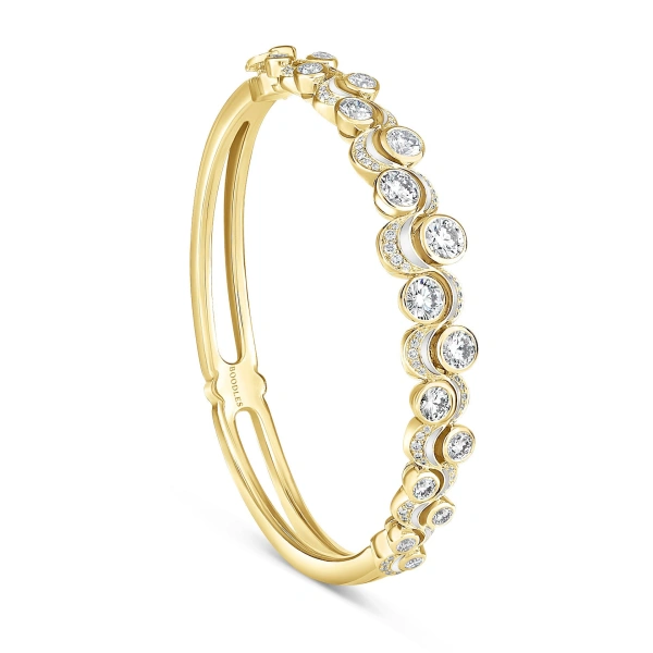 Boodles Over the Moon Diamond Bangle | Fine Bracelets | Coveti