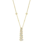 Boodles Over the Moon Diamond Enamel Yellow Gold Pendant | Fine Necklaces | Coveti