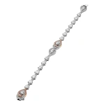 Boodles Palace Platinum Pear Diamond Bracelet | Fine Bracelets | Coveti