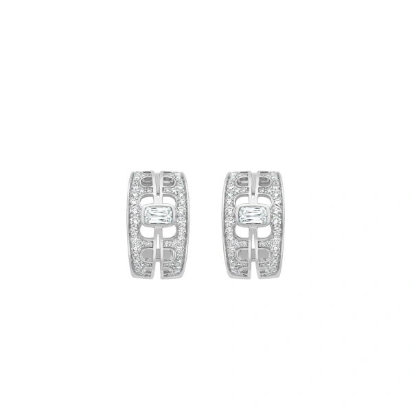 Boodles Perspective Ashoka Platinum Earrings | Fine Earrings | Coveti