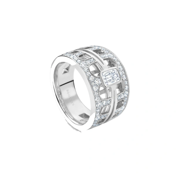 Boodles Perspective Platinum Ring | Fine Rings | Coveti