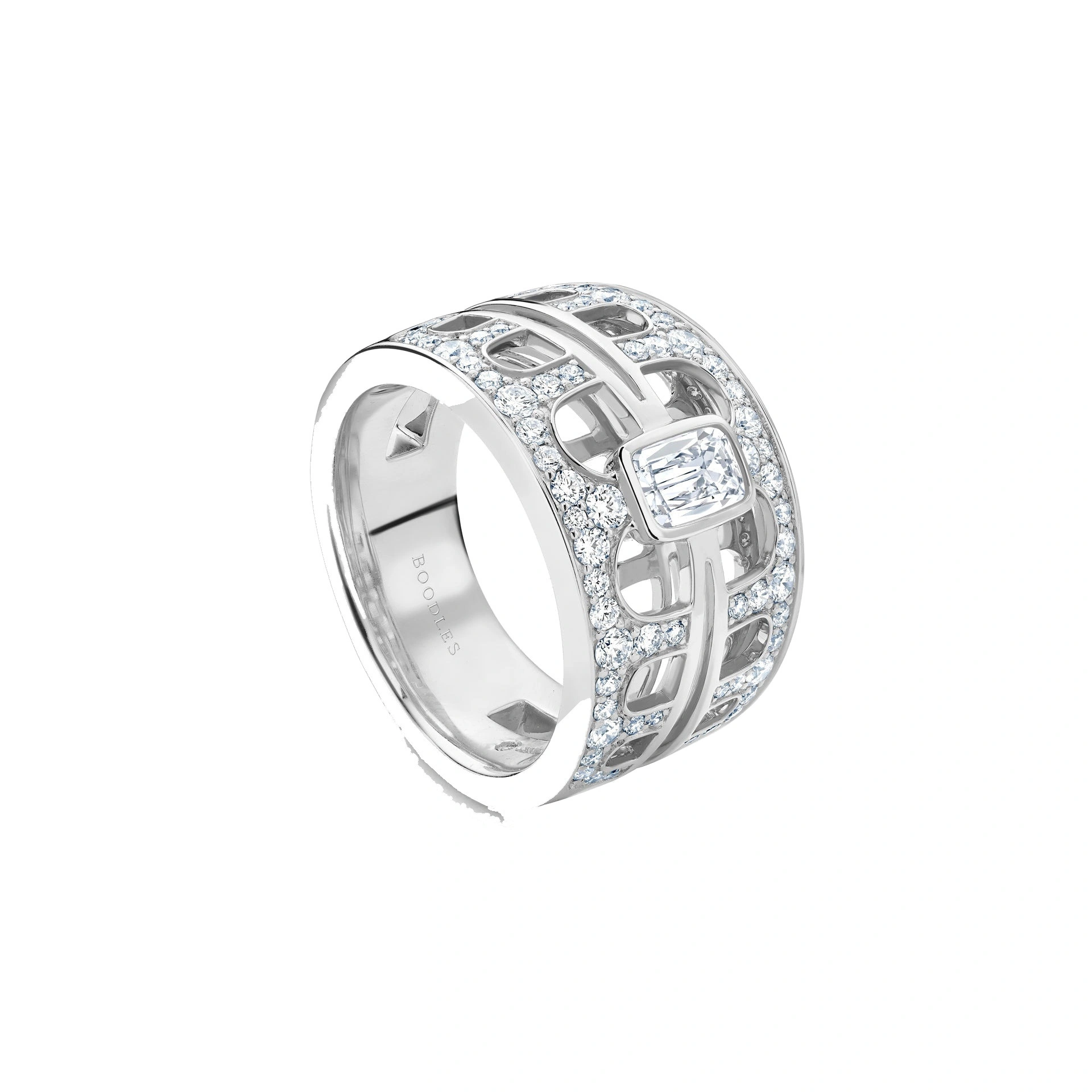 Boodles Perspective Platinum Ring Boodles Perspective Platinum Ring | Fine Rings | Coveti